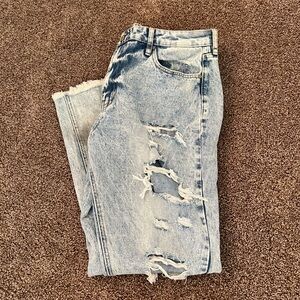 Womens High Rise Kancan Mom Jeans